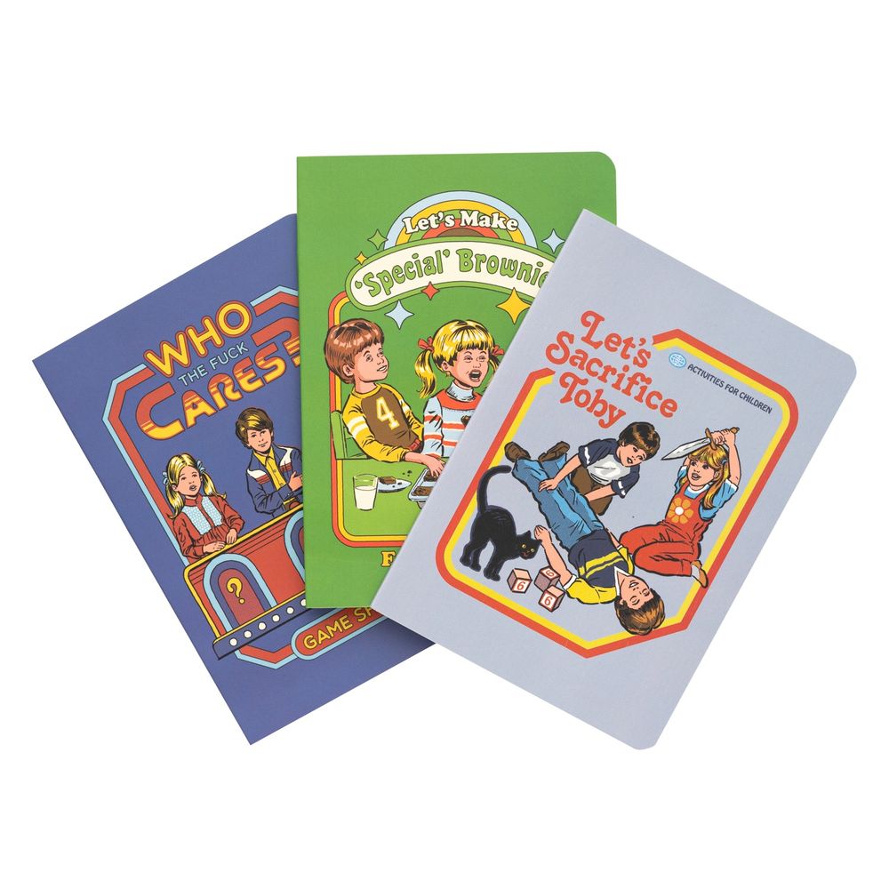 Grupo Erik Steven Rhodes - Pack Of 3 Steven Rhodes A6 Notitieboek - Multicolours